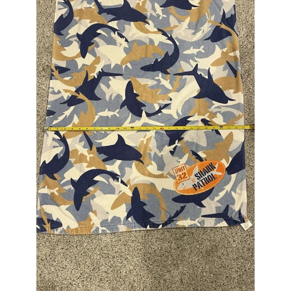 Kids beach towel Shark Patrol 55x27 Pool Towel Camp Beach